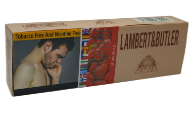 Lambert Butler [ Strawberry ] Cigarettes,10Box/20 200 Herbal Cigarettes
