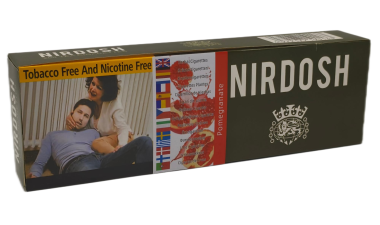 Nirdosh [ Pomegranate ] Cigarettes,10Box/20 200 Herbal Cigarettes