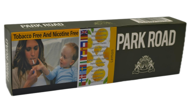 Park Road [ Lemon ] Cigarettes,10Box/20 200 Herbal Cigarettes