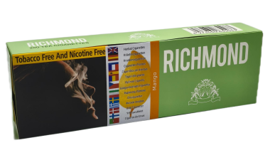 Richmond [ Mango ] Cigarettes,10Box/20 200 Herbal Cigarettes